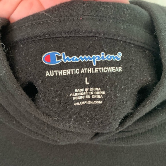 Champion Big Kids French Terry Hoodies, Classic Script - Picture 5 of 5